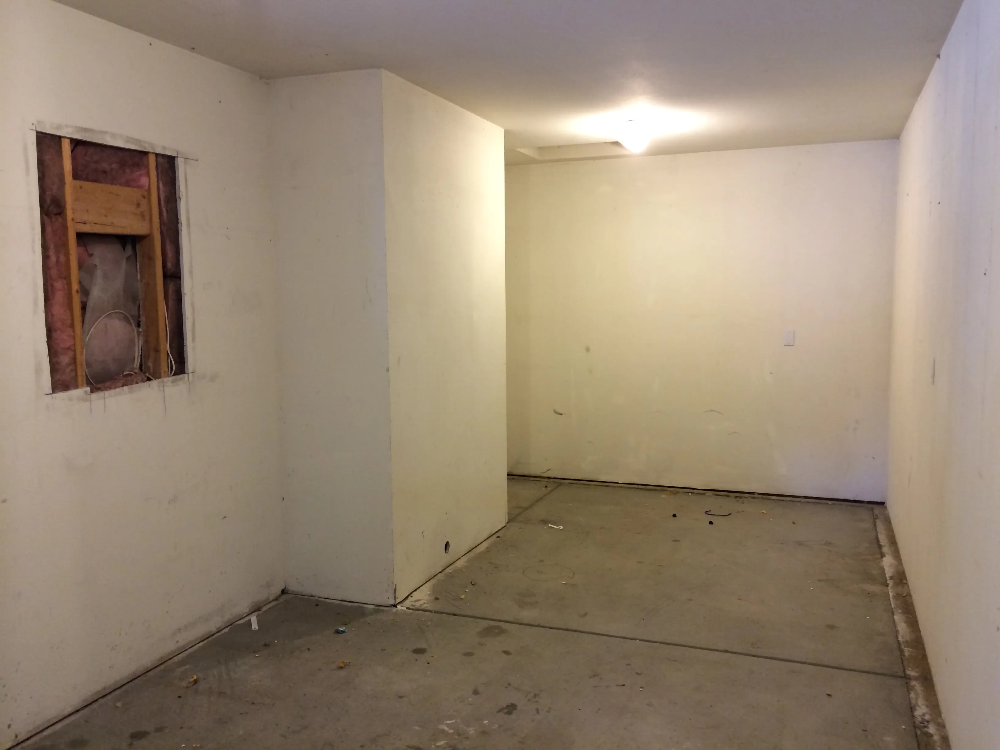 Cleared Garage Bay
